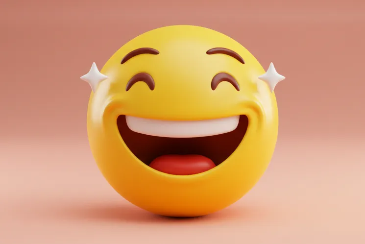 Risada em Coreano online emoji