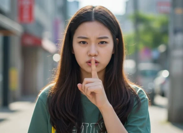 Cala a Boca em Coreano 3 Formas + Pronúncia e Exemplos
