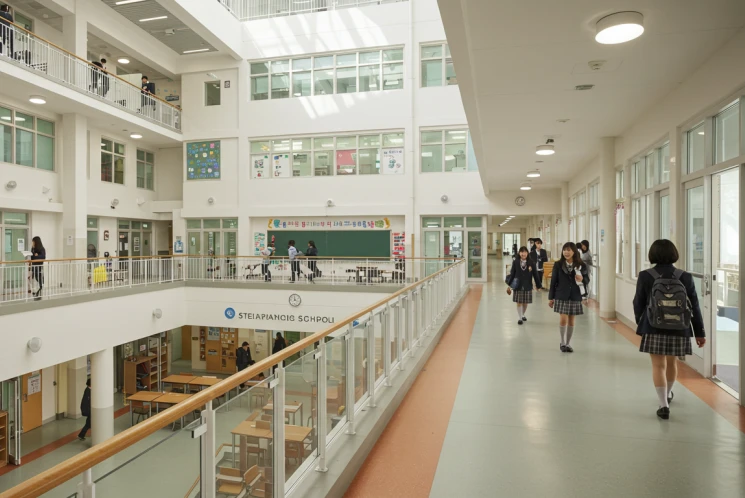 Escolas na Coreia do Sul - Escola Coreana